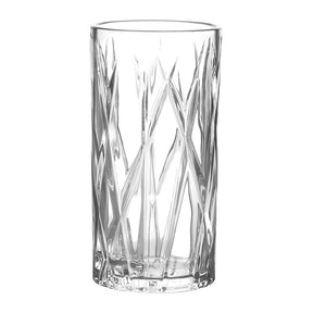 Jogo 6 Copos de Vidro Alto Santorini 390ml