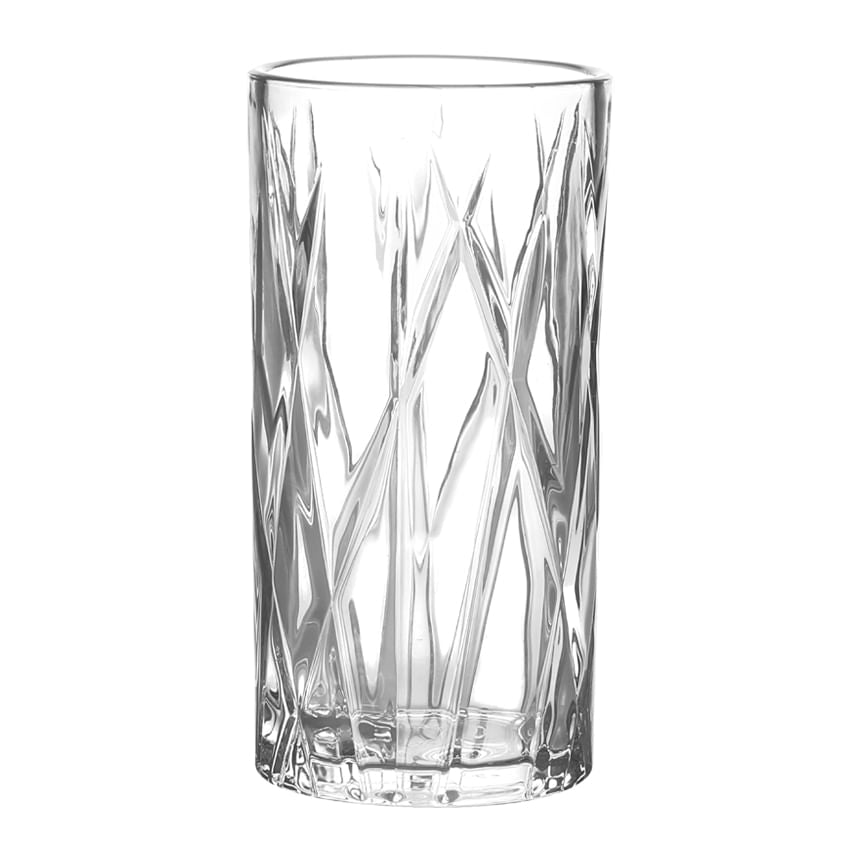 Jogo 6 Copos de Vidro Alto Santorini 390ml