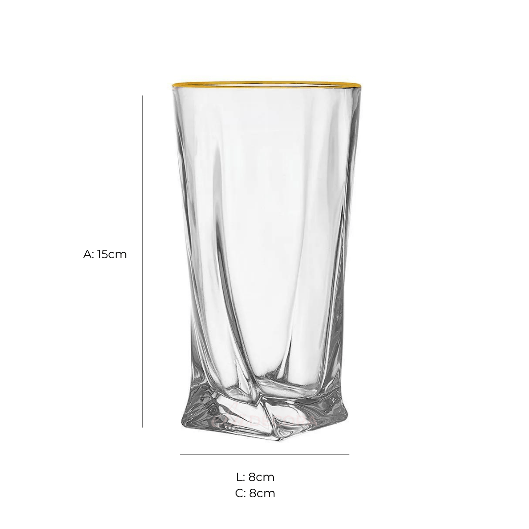Jogo 6 Copos em Cristal Ice 280ml