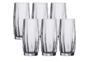 Jogo 6 Copos em Vidro 320ml 14,5cm