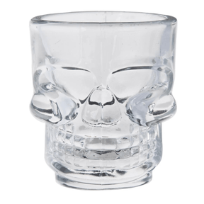 Jogo 6 Copos para Shot em Vidro Skull Mug 50ml