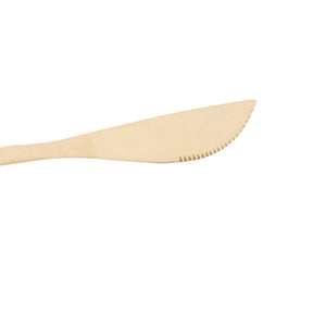 Jogo 6 Facas para Mesa Opera Aço Inox Dourado 22cm