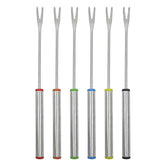 Jogo 6 Garfos em Aço Inox para Fondue