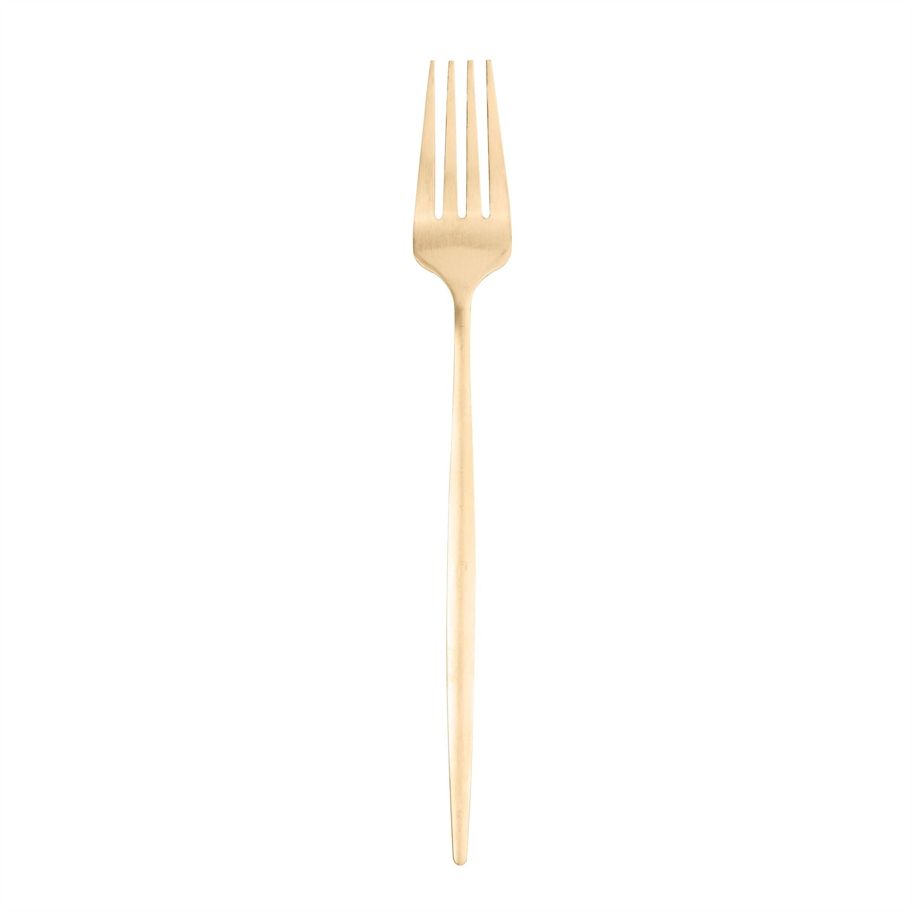 Jogo 6 Garfos para Mesa Opera Aço Inox Dourado 22cm