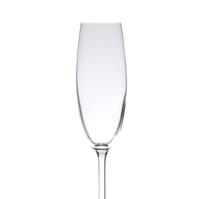 Jogo 6 Taças de Cristal Ecológica para Champagne Espumante Transparente 220ml