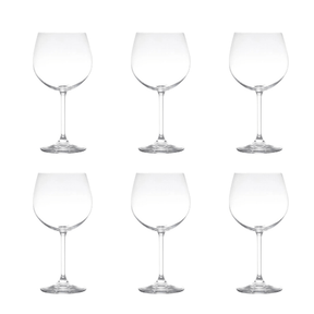 Jogo 6 Taças de Cristal Ecológica para Gin Transparente 570ml