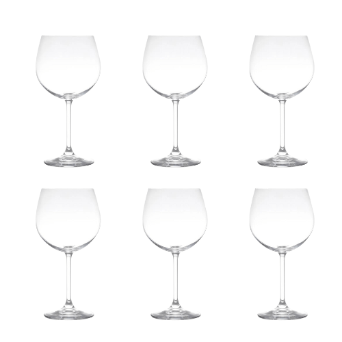 Jogo 6 Taças de Cristal Ecológica para Gin Transparente 570ml