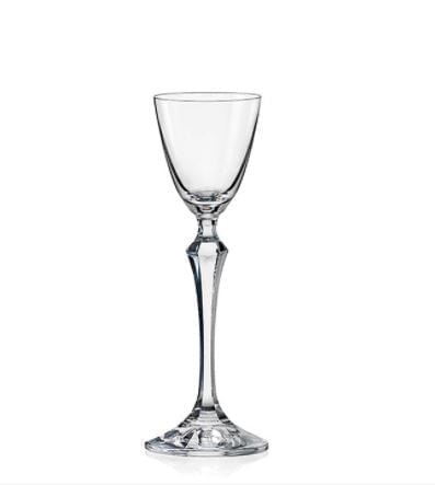 Jogo 6 Taças de Licor Elisabeth em Cristal 70ml