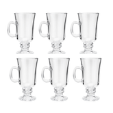 Jogo 6 Taças para Cappuccino de Vidro Sodo-Calcico 114ml