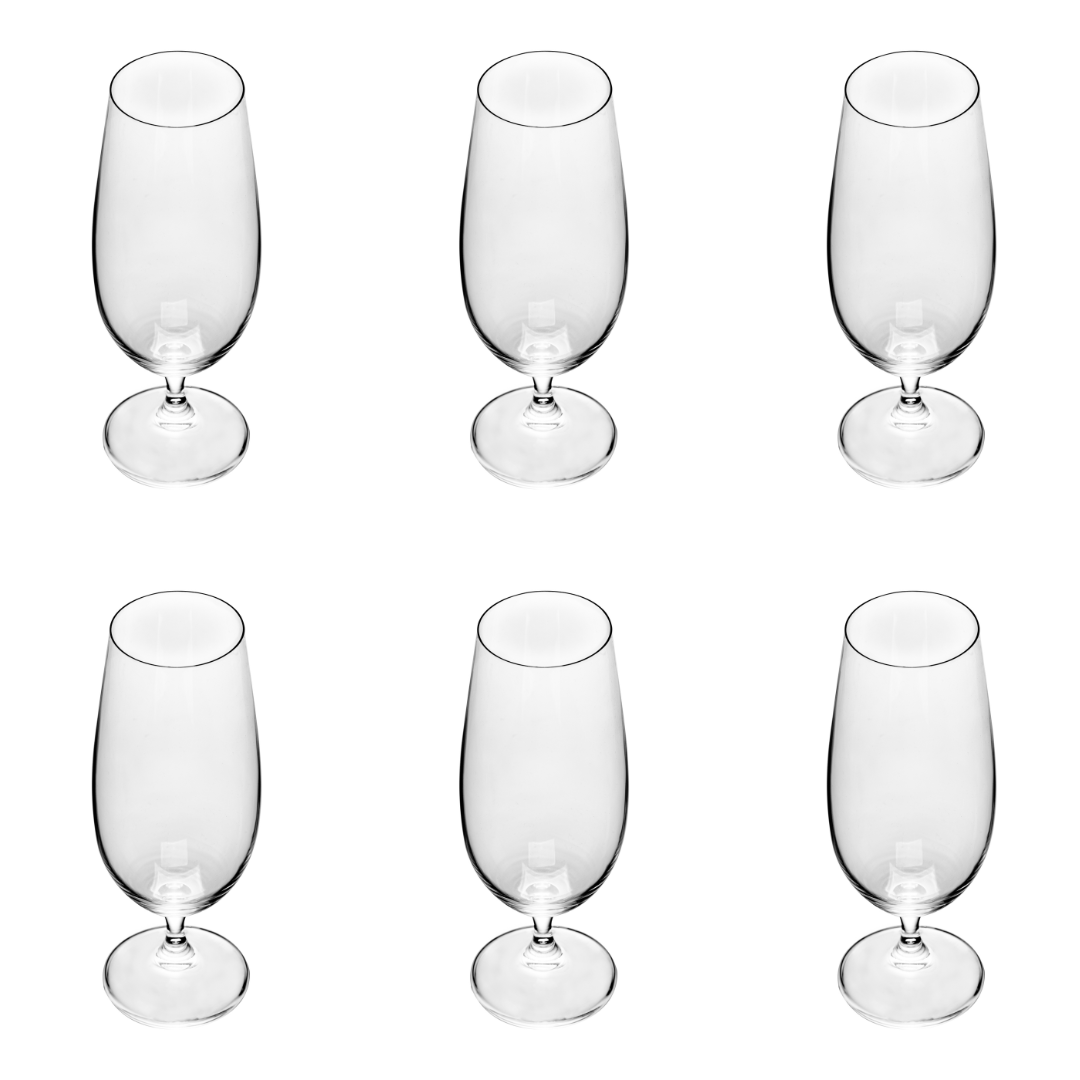 Jogo 6 Taças para Cerveja Colibri em Cristal Ecologico 380ml
