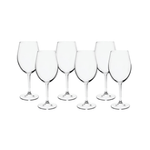 Jogo 6 Taças Vinho Tinto Cristal Titânio Colibri Bohemia 580ml