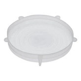 Jogo 6 Tampas de Silicone Flexiveis