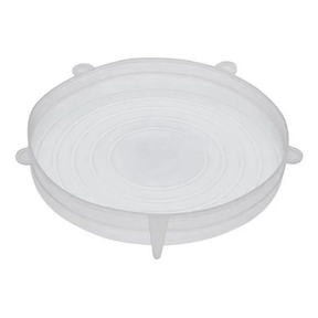 Jogo 6 Tampas de Silicone Flexiveis