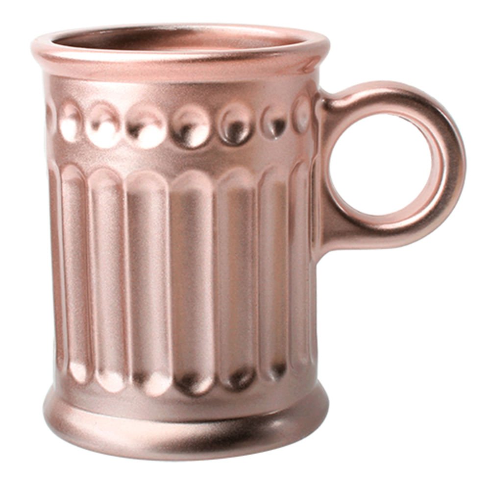 Jogo 6 Xícaras Coffee Time Café Rose Gold 85ml
