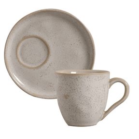 Jogo 6 Xícaras de Café Bio Latte Descentralizado 70ml
