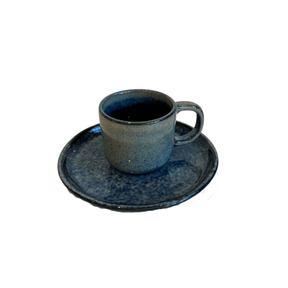 Jogo 6 Xícaras de Café com Píres Jeans 200ml