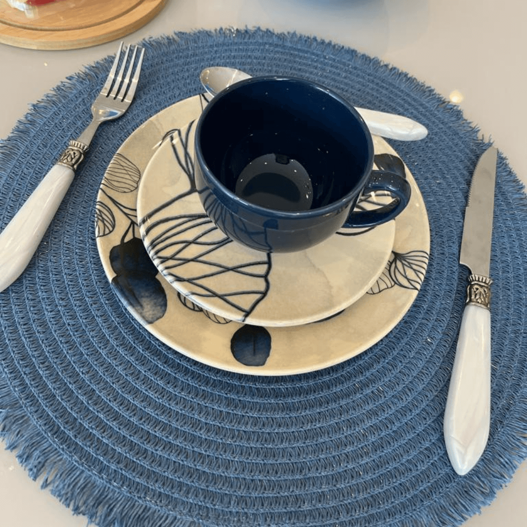 Jogo Americano Avulso Lana Azul 38cm