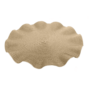Jogo Americano Babado Dourado 38cm