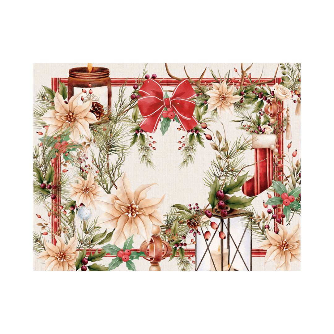 Jogo Americano Christmas Vintage Natal 45cm