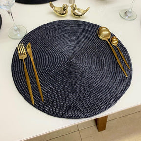 Jogo Americano Fresno Preto 38cm