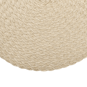Jogo Americano Leaf Redondo Creme - 38 cm