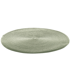 Jogo Americano Redondo Poliester Fresno Verde 38cm