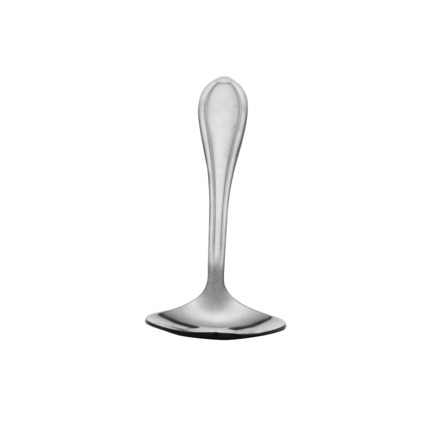Jogo de 4 Colheres Aço Inox para Chá Heart Coração Ônix - 12,7 cm