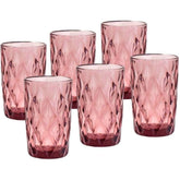 Jogo de 6 Copos de Vidro Marsala 340ml