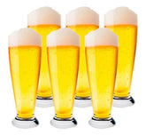 Jogo de 6 Copos Pilsner em Cristal 300ml