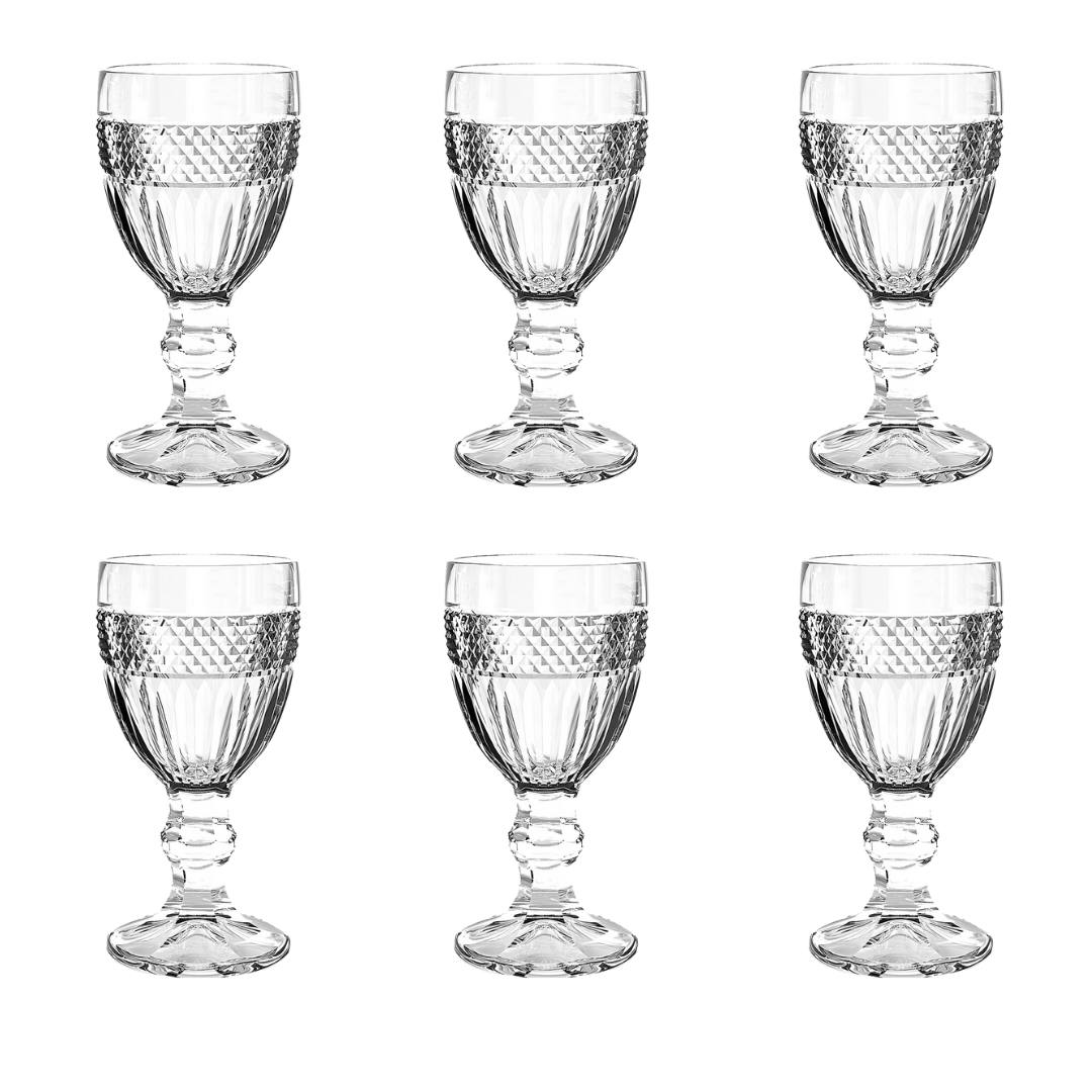 Jogo de 6 Taças Palace em Vidro 60ml