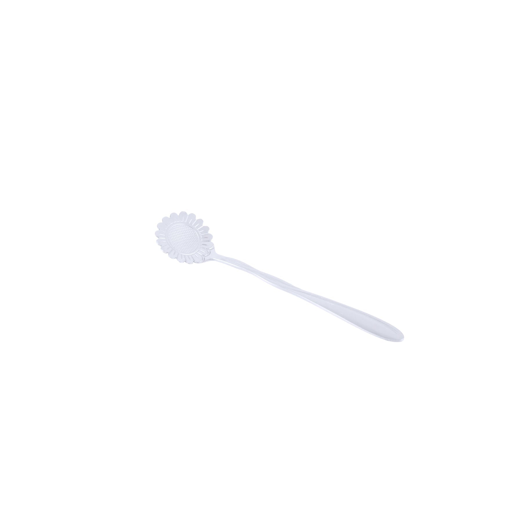 Jogo de Colheres em Aço Inox Estilo Flor 4 Peças