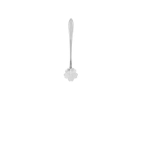 Jogo de Colheres em Aço Inox Estilo Flor 4 Peças