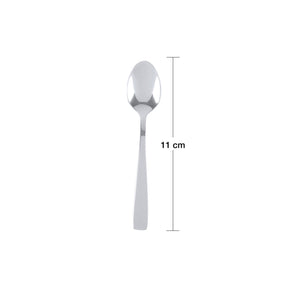 Jogo de Colheres para Café Aço Inox Pisa Cromado 6 Peças