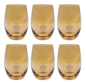 Jogo de Copos de Vidro Champanhe 6 peças 520ml