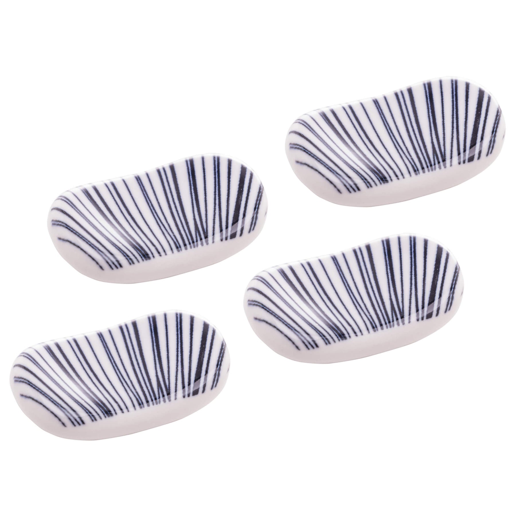 Jogo de Descanso para Hashi em Porcelana Koji 5cm 4 Peças