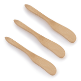Jogo de Espátulas em Bambu Ecokitchen 2,5cm 3 Peças