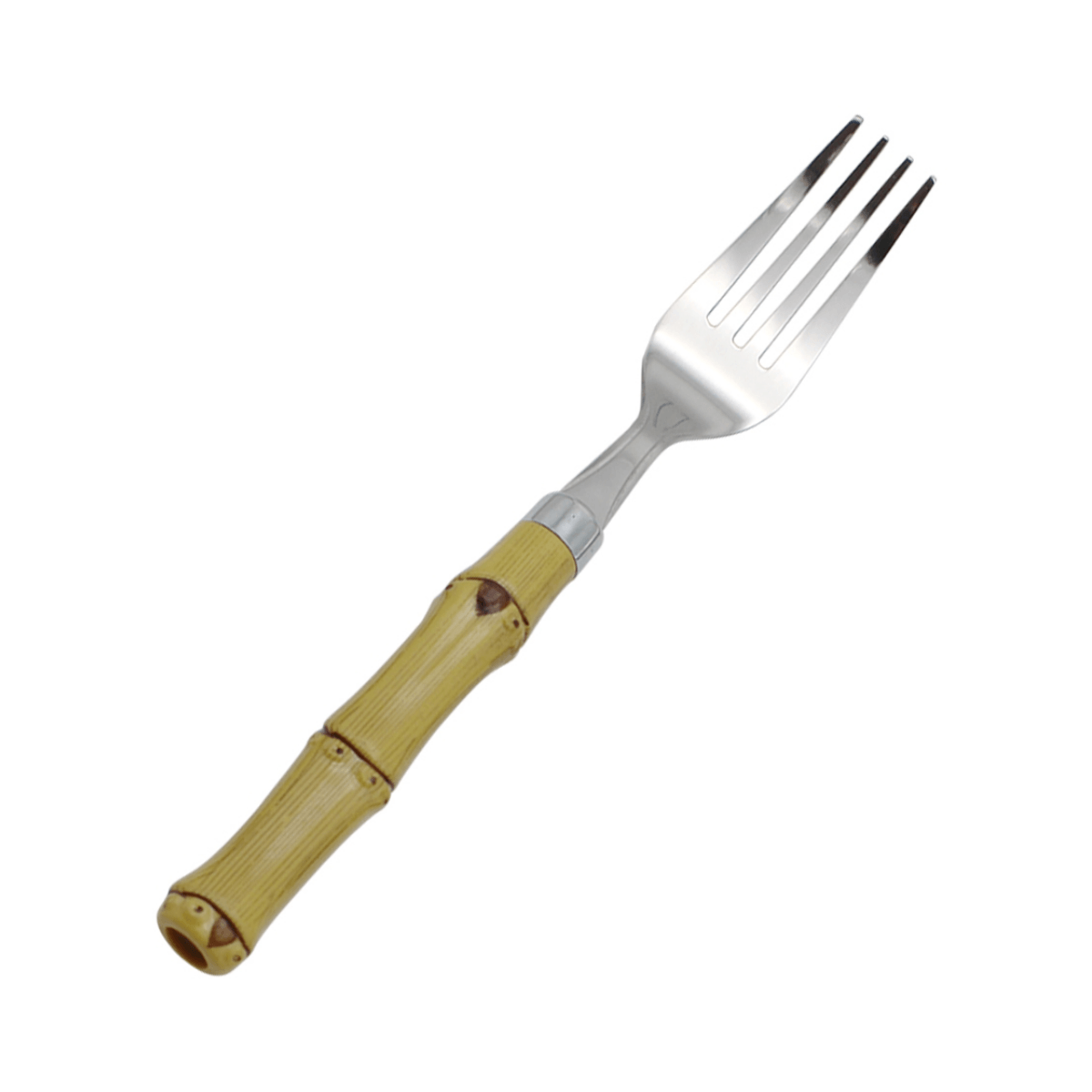 Jogo de Garfos Bambu Aço Inox - 4 Peças