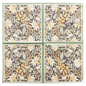 Jogo de Guardanapos de Papel Green Garden 33cm x 33cm 20 Peças