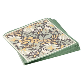 Jogo de Guardanapos de Papel Green Garden 33cm x 33cm 20 Peças