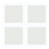 Jogo de Guardanapos Home Branco 40cm 4 Peças