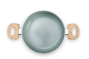 Jogo de Panelas Fundo de Indução Ceramic Life Botanika Verde 6 Peças