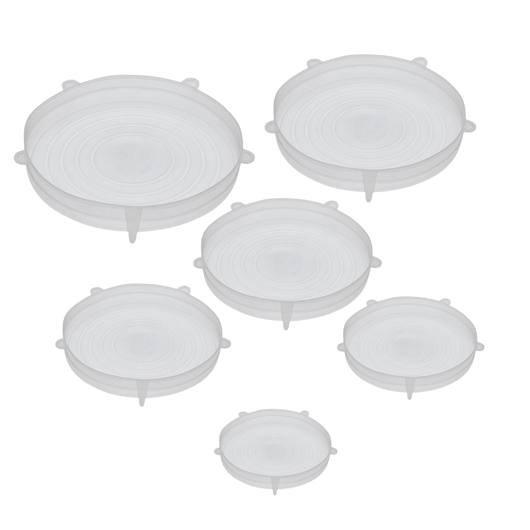 Jogo de Tampas de Silicone 6 Peças