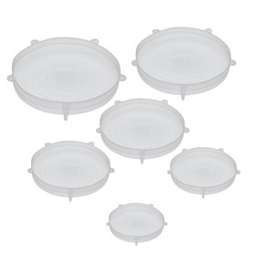 Jogo de Tampas de Silicone 6 Peças
