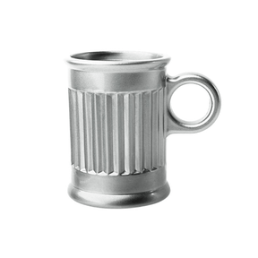 Jogo de Xicaras para Café em Cristal Cromada 85ml 6 Peças