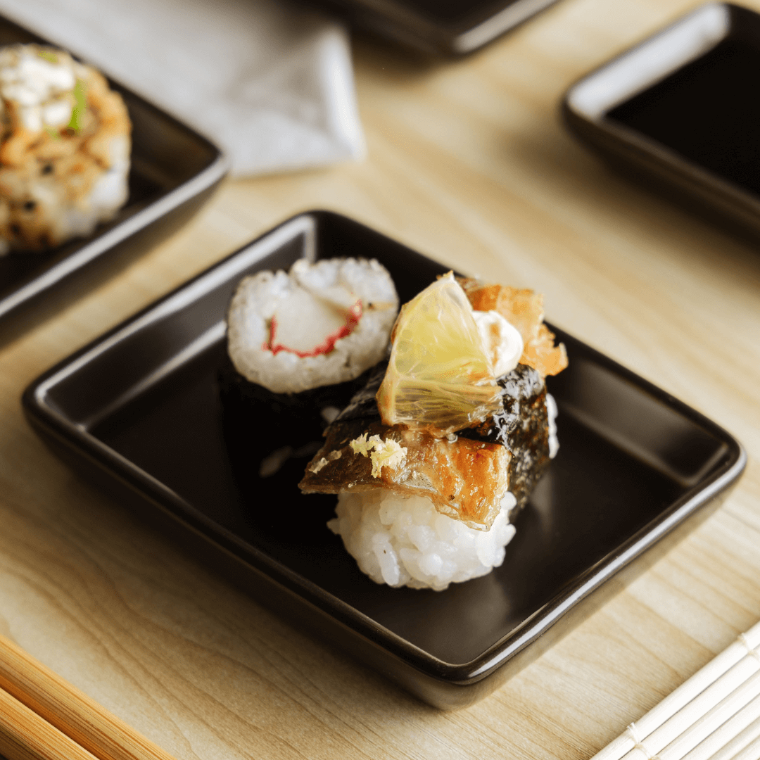 Jogo para Sushi em Bambu Saitama 7 Peças