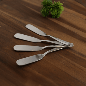 Jogo 4 Espátulas em Aço Inox 13cm