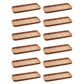 Kit 12 Bandejas de Bambu Hire 28cm