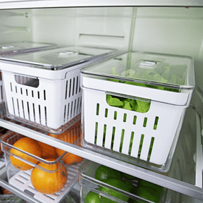 Organizador Clear Fresh com Cesto 5 Litros