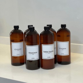 Kit 3 Peças para Lavanderia Vintage 1 Litro