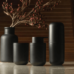 Kit Acessórios para Banheiro Bold Preto 3 Peças